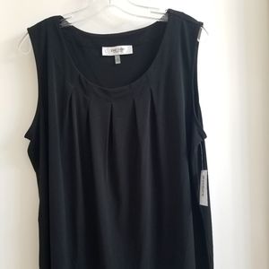 New Plus Size Black Blouse